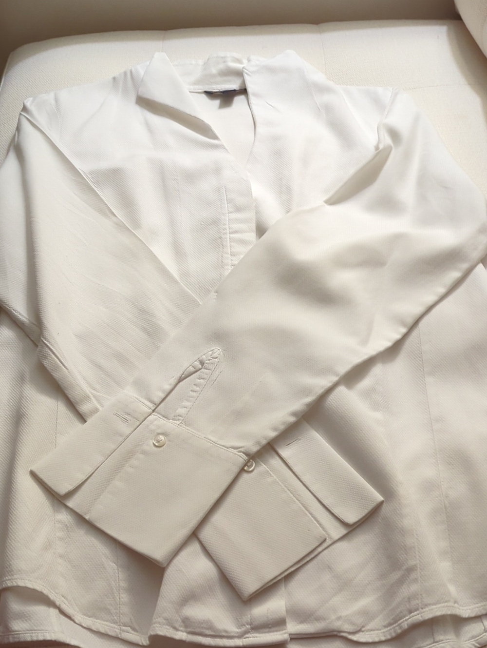 Brooks Brothers White Dress Shirt with Classic Cuff For Women